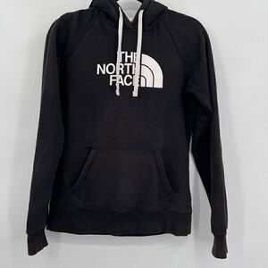 The North Face Black Raglan Sleeve Drawstring Avalon Pullover Hoodie Size S/P